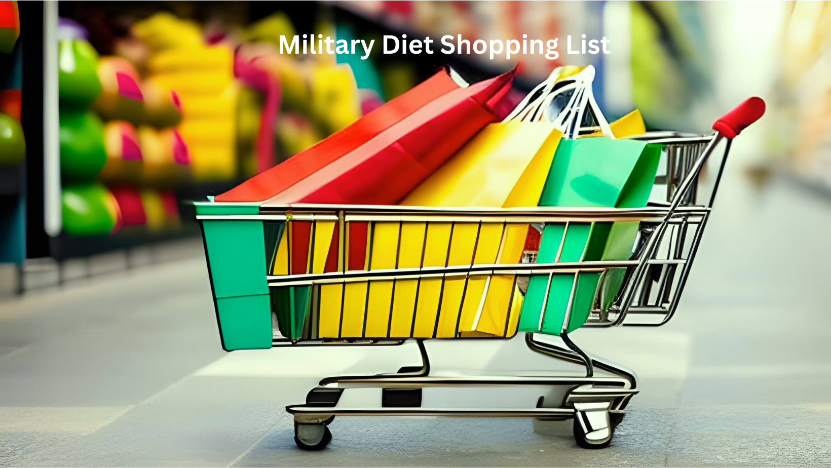 military-diet-shopping-list